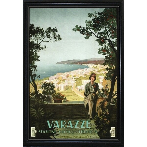 Varazze Italy-VINAPP122854 Framed Print 19.25"x13" by Vintage Apple Collection