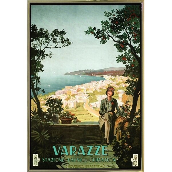 Varazze Italy-VINAPP122854 Framed Print 19.25"x13" by Vintage Apple Collection