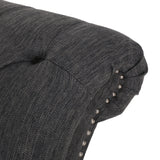 Varnell Contemporary Button Tufted Chaise Lounge by Christopher Knight Home - 64.25" L x 29.00" W x 33.75" H