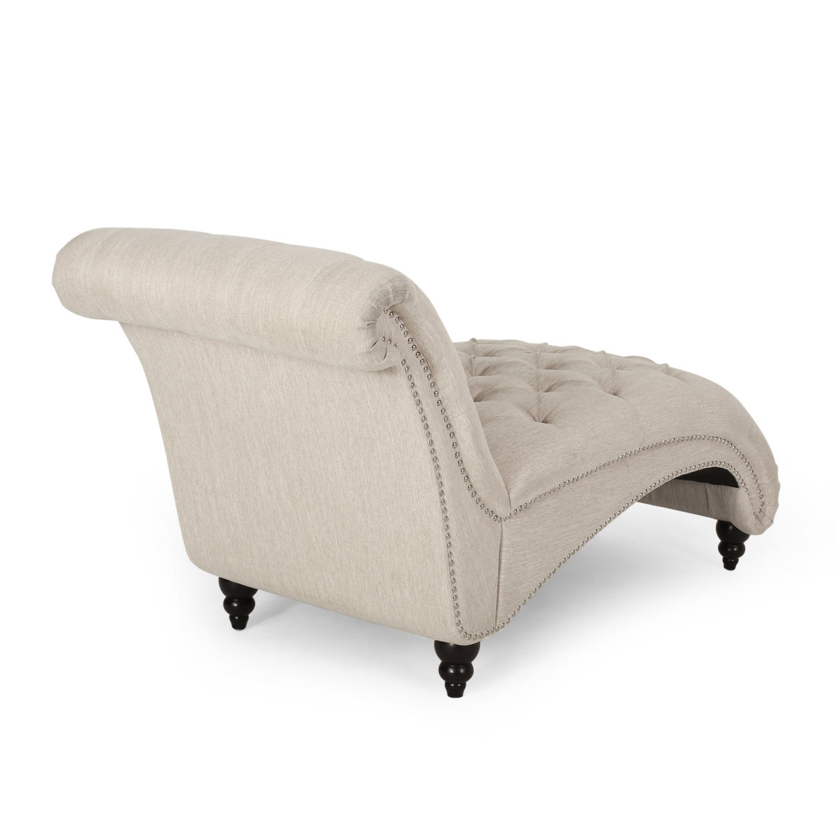 Varnell Contemporary Button Tufted Chaise Lounge by Christopher Knight Home - 64.25" L x 29.00" W x 33.75" H