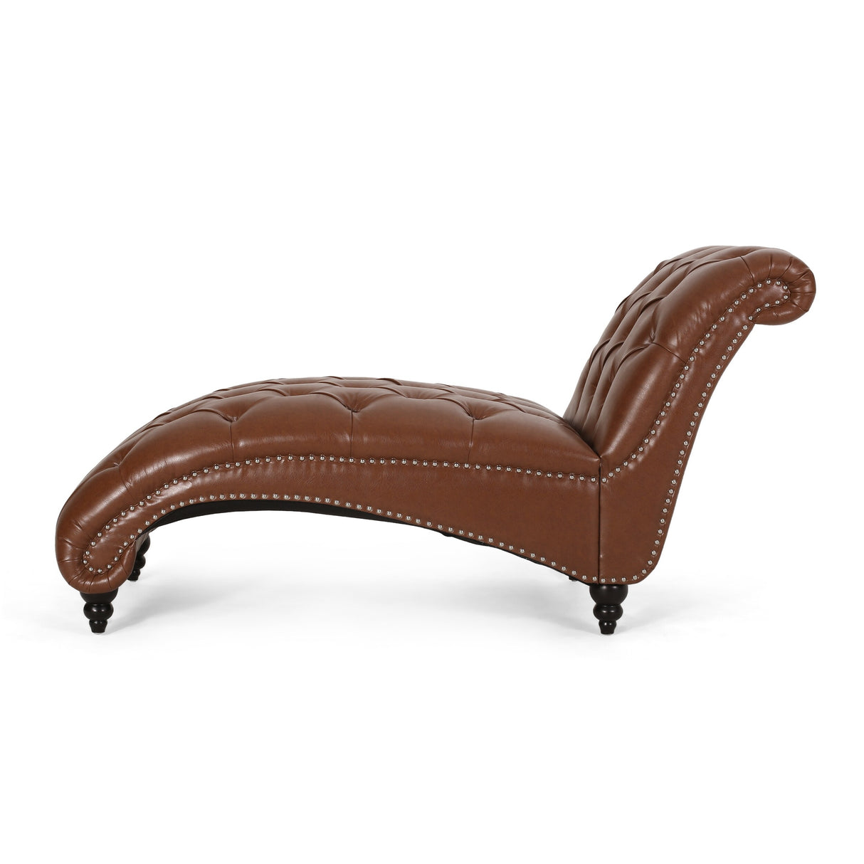 Varnell Contemporary Button Tufted Chaise Lounge by Christopher Knight Home - 64.25" L x 29.00" W x 33.75" H