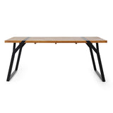 Varva Outdoor Acacia Wood Outdoor 3 Piece Picnic Set by Christopher Knight Home