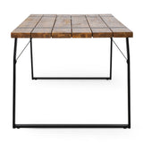 Varva Outdoor Acacia Wood Outdoor Dining Table by Christopher Knight Home - 70.75" W x 35.50" D x 29.50" H