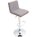 Carson Carrington Ljungby Mid-century Modern Adjustable Barstool - N/A