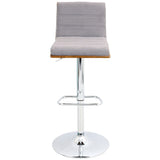 Carson Carrington Ljungby Mid-century Modern Adjustable Barstool - N/A