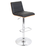 Carson Carrington Ljungby Mid-century Modern Adjustable Barstool - N/A