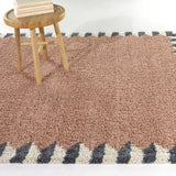 Vasile Border Shag Area Rug