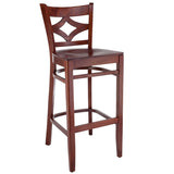 Vegas Wood Bar Stool