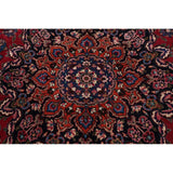 Vegetable Dye Floral Mashad Persian Home Decor Area Rug Hand-Knotted - 10'0" x 13'0"