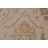 Vegetable Dye Floral Oushak Turkish Rug Handmade Accent Wool Carpet - 3'0" x 4'11"