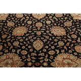 Vegetable Dye Floral Traditional Agra Oriental Area Rug Wool Handmade - 7'10" x 10'0"