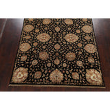 Vegetable Dye Floral Traditional Agra Oriental Area Rug Wool Handmade - 7'10" x 10'0"