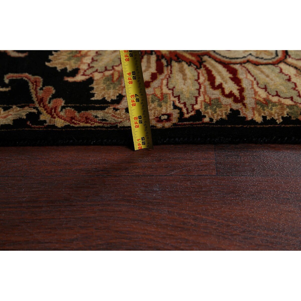 Vegetable Dye Floral Traditional Agra Oriental Area Rug Wool Handmade - 7'10" x 10'0"