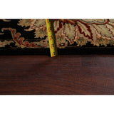 Vegetable Dye Floral Traditional Agra Oriental Area Rug Wool Handmade - 7'10" x 10'0"