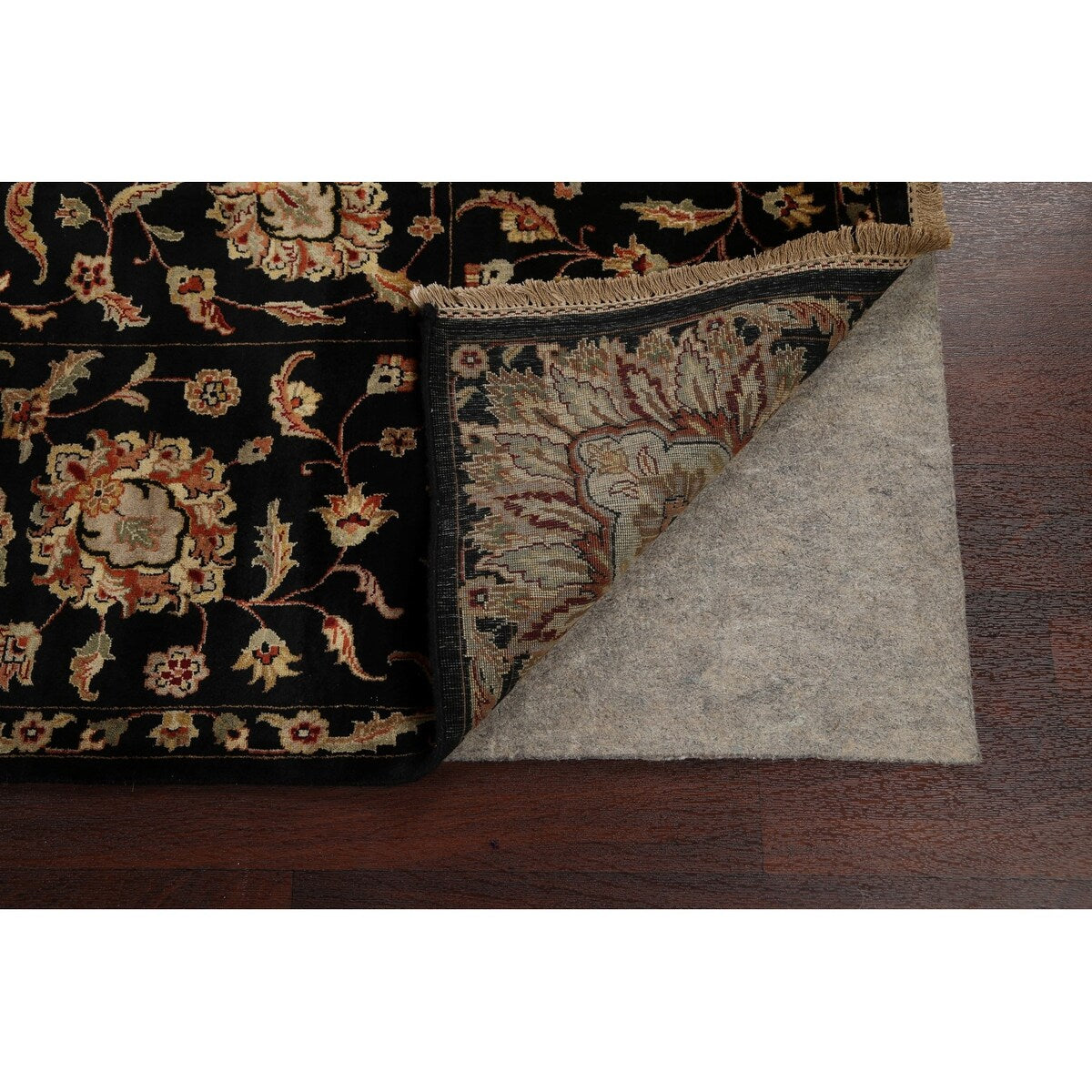 Vegetable Dye Floral Traditional Agra Oriental Area Rug Wool Handmade - 7'10" x 10'0"