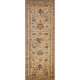 Vegetable Dye Floral Ziegler Oriental Runner Rug Wool Hand-knotted - 2'7" x 8'3"