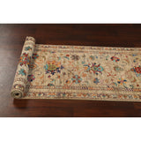 Vegetable Dye Floral Ziegler Oriental Runner Rug Wool Hand-knotted - 2'7" x 8'3"