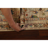 Vegetable Dye Floral Ziegler Oriental Runner Rug Wool Hand-knotted - 2'7" x 8'3"
