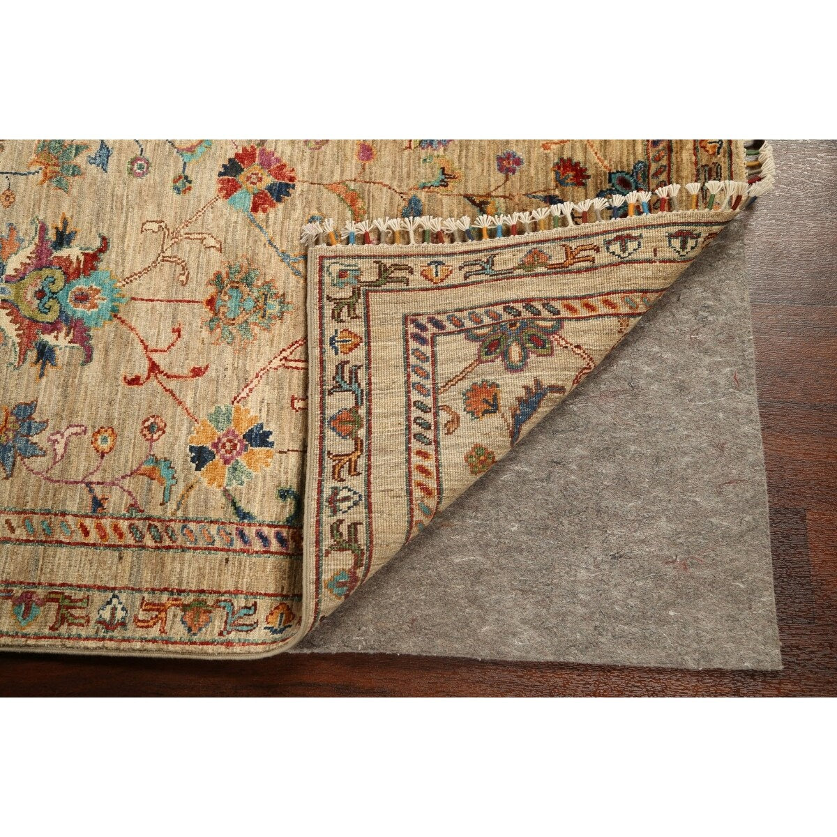 Vegetable Dye Floral Ziegler Oriental Runner Rug Wool Hand-knotted - 2'7" x 8'3"