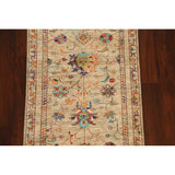 Vegetable Dye Floral Ziegler Oriental Runner Rug Wool Hand-knotted - 2'7" x 8'3"
