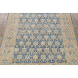 Vegetable Dye Geometric Oriental Khotan Wool Area Rug Hand-knotted - 8'5" x 10'1"
