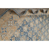 Vegetable Dye Geometric Oriental Khotan Wool Area Rug Hand-knotted - 8'5" x 10'1"