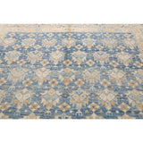 Vegetable Dye Geometric Oriental Khotan Wool Area Rug Hand-knotted - 8'5" x 10'1"