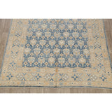 Vegetable Dye Geometric Oriental Khotan Wool Area Rug Hand-knotted - 8'5" x 10'1"