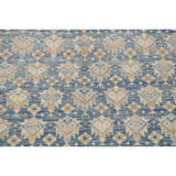 Vegetable Dye Geometric Oriental Khotan Wool Area Rug Hand-knotted - 8'5" x 10'1"