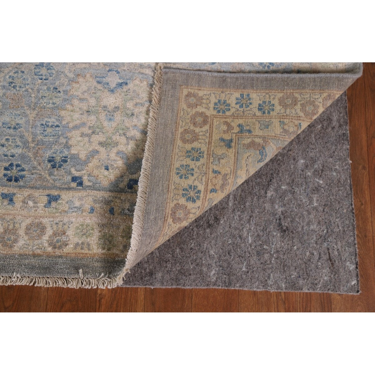 Vegetable Dye Grey Ziegler Large Rug Handmade Wool Carpet - 10'0" x 14'5"