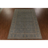 Vegetable Dye Grey Ziegler Large Rug Handmade Wool Carpet - 10'0" x 14'5"
