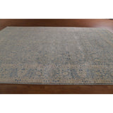 Vegetable Dye Grey Ziegler Large Rug Handmade Wool Carpet - 10'0" x 14'5"