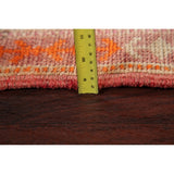 Vegetable Dye Kazak Oriental Hand Knotted Wool Turkish Rug - 11'1" x 2'9" Runner