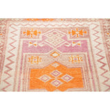 Vegetable Dye Kazak Oriental Hand Knotted Wool Turkish Rug - 11'1" x 2'9" Runner