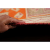 Vegetable Dye Kazak Oriental Hand Knotted Wool Turkish Rug - 11'1" x 2'9" Runner