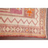 Vegetable Dye Kazak Oriental Hand Knotted Wool Turkish Rug - 11'1" x 2'9" Runner