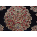 Vegetable Dye Kerman Persian Antique Area Rug Handmade Wool Carpet - 8'9" x 11'9"