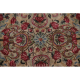 Vegetable Dye Kerman Persian Antique Area Rug Handmade Wool Carpet - 8'9" x 11'9"