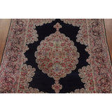 Vegetable Dye Kerman Persian Antique Area Rug Handmade Wool Carpet - 8'9" x 11'9"