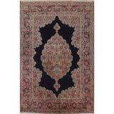 Vegetable Dye Kerman Persian Antique Area Rug Handmade Wool Carpet - 8'9" x 11'9"