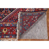Vegetable Dye Mahal Persian Antique Accent Rug Handmade Wool Carpet - 4'4"x 6'7"