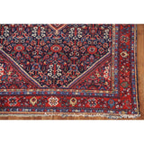 Vegetable Dye Mahal Persian Antique Accent Rug Handmade Wool Carpet - 4'4"x 6'7"