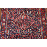Vegetable Dye Mahal Persian Antique Accent Rug Handmade Wool Carpet - 4'4"x 6'7"