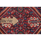 Vegetable Dye Mahal Persian Antique Accent Rug Handmade Wool Carpet - 4'4"x 6'7"