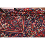 Vegetable Dye Mahal Persian Antique Accent Rug Handmade Wool Carpet - 4'4"x 6'7"