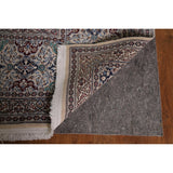 Vegetable Dye Nain Persian Large Rug Handmade Wool And Silk Carpet - 10'9" x 14'5"