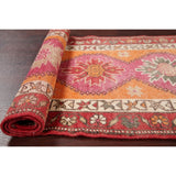 Vegetable Dye Oushak Oriental Hand Knotted Wool Turkish Rug - 11'11" x 2'10" Runner