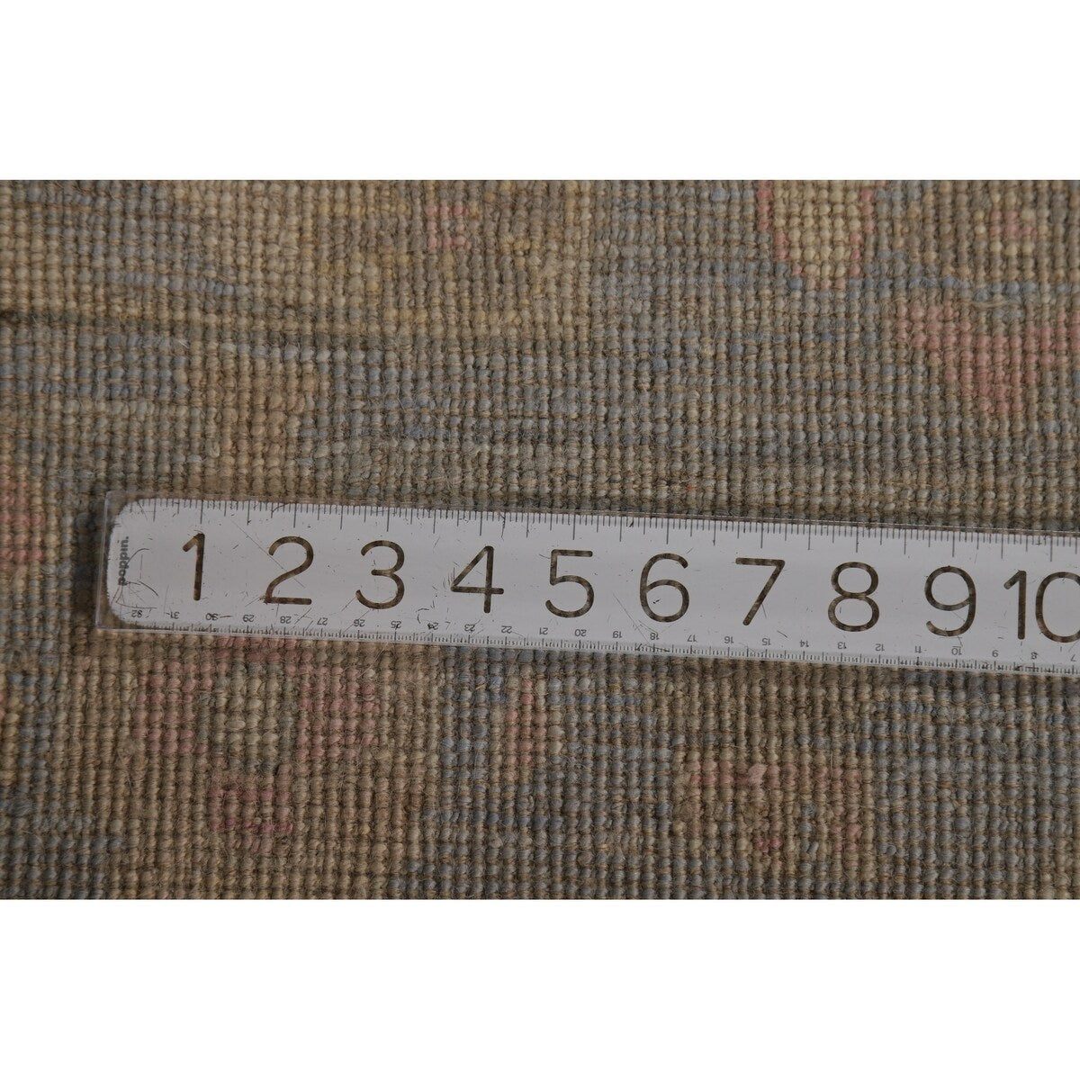 Vegetable Dye Oushak Turkish Rug Handmade Transitional Wool Carpet - 7'11"x 9'10"