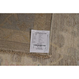 Vegetable Dye Oushak Turkish Rug Handmade Transitional Wool Carpet - 7'11"x 9'10"
