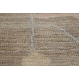 Vegetable Dye Oushak Turkish Rug Handmade Transitional Wool Carpet - 7'11"x 9'10"